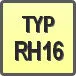Piktogram - Typ: RH16